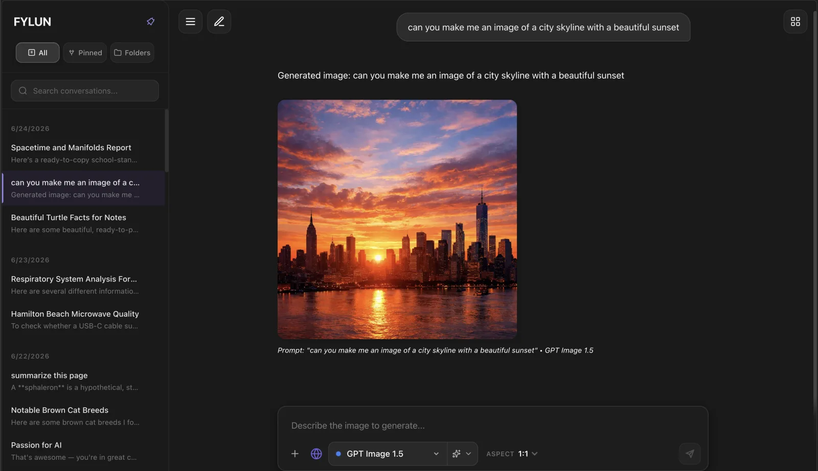 Fylun product screenshot